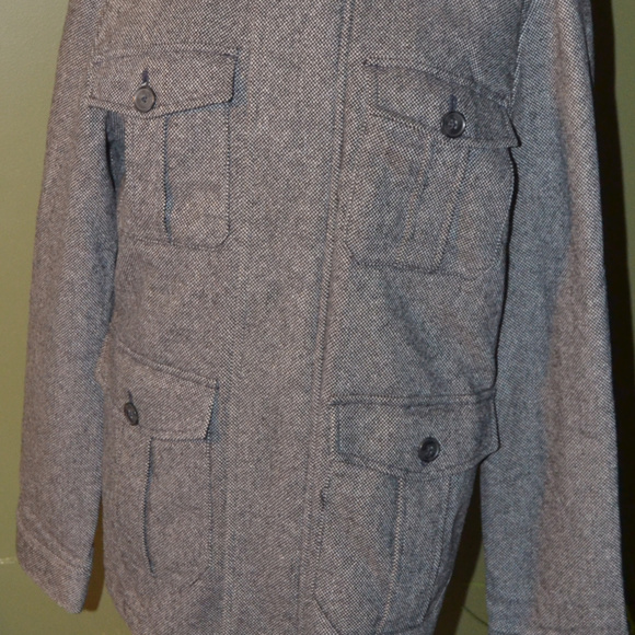 Express S Military Jacket Wool Blend - Picture 3 of 8